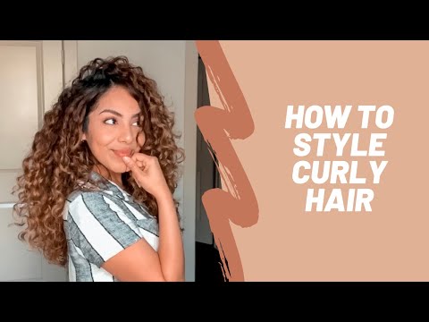 HOW TO STYLE CURLY HAIR (my curly hair routine 2C-3A curls)