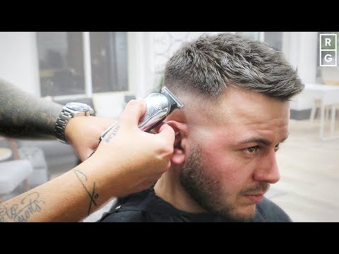 Short Choppy Haircut | Mens Textured Fade Haircut For Short Hair