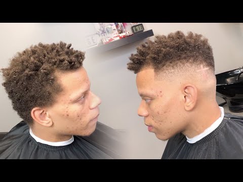 HAIRCUT TUTORIAL: HIGH TOP FADE | SIMPLE CROSS DESIGN | CRISPY LINE UP!!