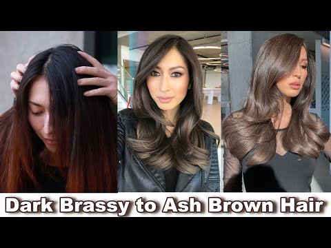 Perfect ASH BROWN for DARK HAIR
