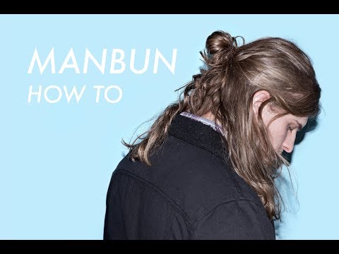 Hairstyles for Men with Long Hair // Man Bun Tutorial // Easy Men's Hair HALF UP HALF DOWN tutorial