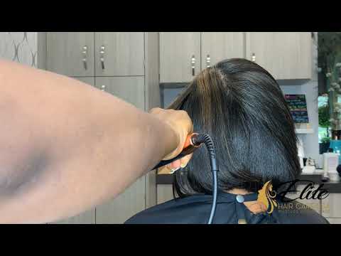 Highlights on natural hair | how to do a bobb Cut on natural hair