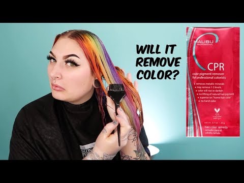 Trying A New Hair Color Remover | Malibu CPR