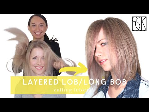 BOB/LOB - LONG BOB HAIRCUT - tutorial by SANJA KARASMAN