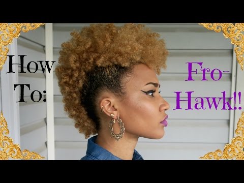 HOW TO: &quot;FROHAWK&quot;/MOHAWK ON 4B NATURAL HAIR