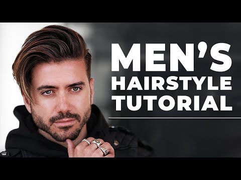 Men's Hairstyle Side Swept Tutorial | Men's Hairstyle 2018 | ALEX COSTA
