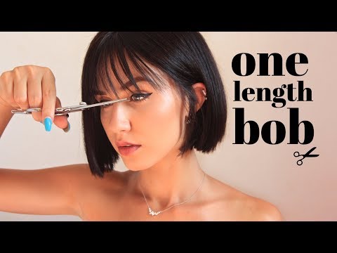 Cutting a Bob + Fringe ft. Ana Luisa Jewellery