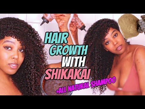 Shikakai Hair Mask | Increase Hair Growth + All Natural Shampoo | Natural Hair