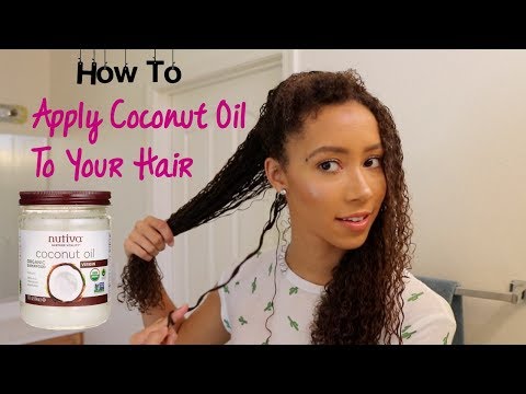 How to Apply Coconut Oil to your hair