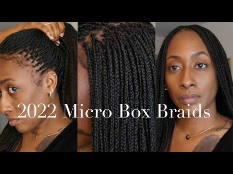 2022 Micro Box Braid Video (Braid with me)