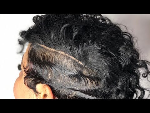 How to do a partial quickweave with curly hair on natural short hair..