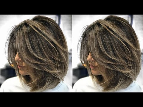 Layered Bob haircut step by step | Lob(Long bob) Haircut | Dry cutting technique