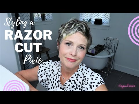 Styling a Razor Cut Pixie