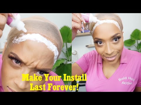 How to make your wig install last #boldhold