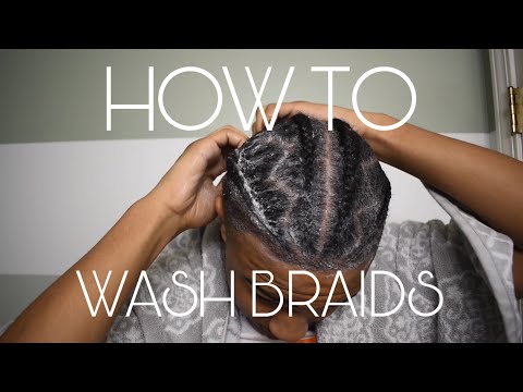 How To Wash Braids With No Frizz ( For Men )