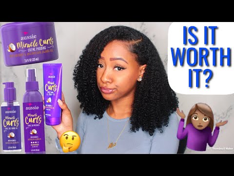 NEW AUSSIE MIRACLE CURLS PRODUCT REVIEW | IS IT WORTH IT??