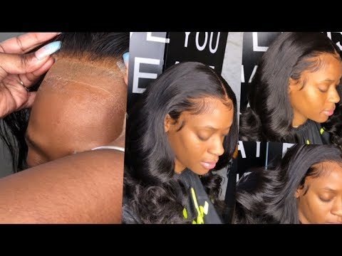 BEST &amp; EASIEST way to MELT your lace | Beginner friendly | Frontal Quickweave