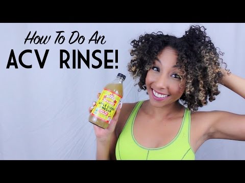 How To Do An ACV Rinse (Apple Cider Vinegar) on Natural Hair | BiancaReneeToday