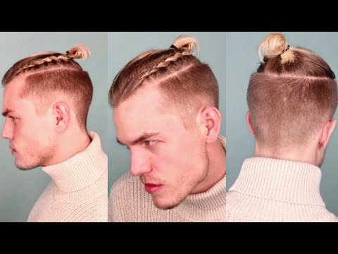 Viking Braided Top Knot/Man Bun | Step by Step
