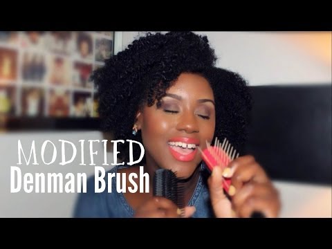 How to Modify a Denman Brush | Natural Hair Tools