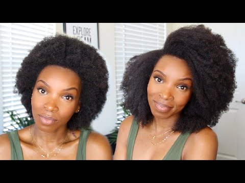 HOW TO QUICKLY STRETCH YOUR AFRO IN LESS THAN 5 MINUTES | 4C HAIR
