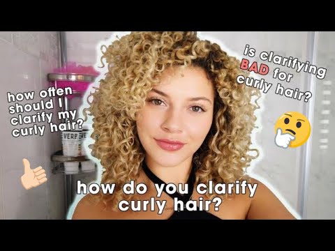 HOW TO CLARIFY CURLY HAIR (MY WASH DAY ROUTINE + VERB RESET FIRST IMPRESSIONS)