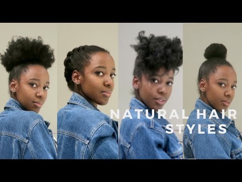 Natural Hairstyles | How to Style 4C/4B Hair
