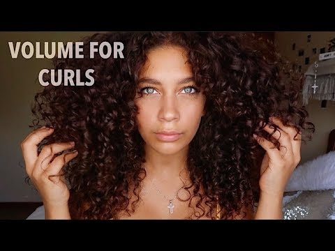 VOLUME FOR CURLY HAIR | Top 5 Tips for SUPER BIG CURLS