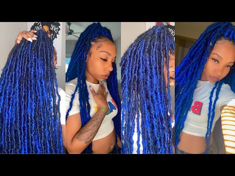 ✨VERY DETAILED✨ X-TENDED BLUE SOFT LOCS 💙 🥶