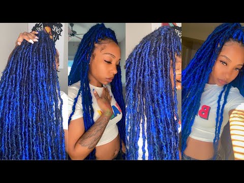 ✨VERY DETAILED✨ X-TENDED BLUE SOFT LOCS 💙 🥶