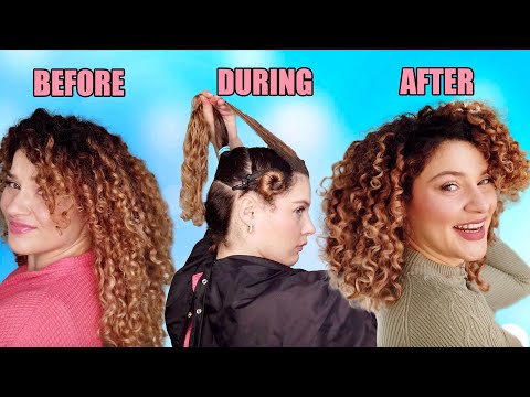 HOW TO CUT A SHORT CURLY BOB AT HOME (tips from a hairstylist)