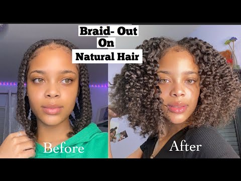 PERFECT BRAID-OUT TUTORIAL ON NATURAL HAIR | SUPER DEFINED CURLS