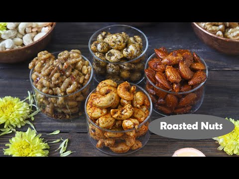 4 Tasty &amp; Easy Roasted Nuts Recipe Video