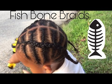 Medium Fish Bone Braids!| Toddler Boy age 2