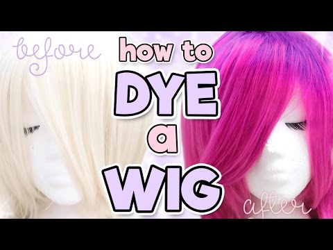 HOW TO DYE A SYNTHETIC WIG | Alexa's Wig Series #7