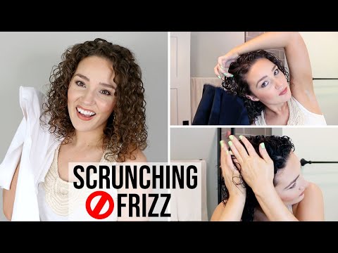 How to Scrunch without Frizz + Tips for Wet Frizz