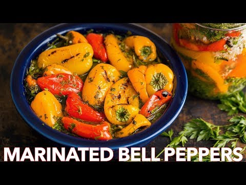 Marinated Mini Sweet Peppers Recipe - Easy Side Dish