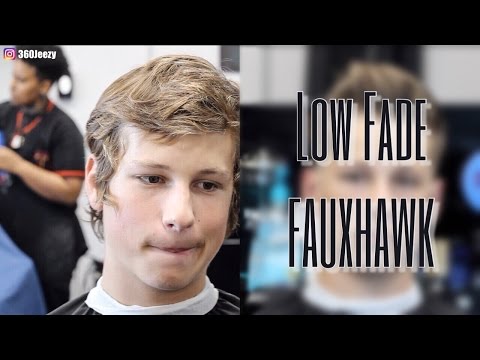 BARBER TUTORIAL TRANSFORMATION: LOW FADE FAUXHAWK