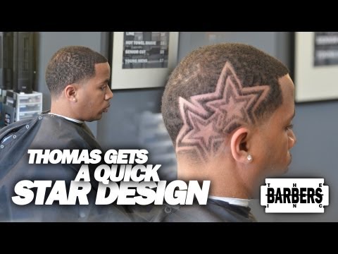 HOW TO: Easy Custom Star Design | Men's Haircut Tutorial | HD - 1080p