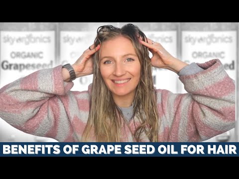 GRAPE SEED OIL FOR HAIR BENEFITS AND USES | I APPLIED GRAPE SEED OIL ON MY HAIR OVERNIGHT *AMAZING*