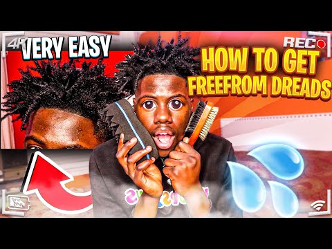 HOW TO GET FREEFORM/AFRO DREADS TUTORIAL! *VERY EASY*