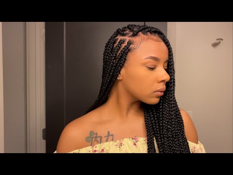 How To: EASY DIY Box Braids (BEGINNER FRIENDLY) | Medium Sized