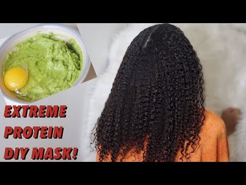 Extreme Deep Conditioning Protein Treatment for Rapid Hair Growth and Damaged Hair | Natural Hair