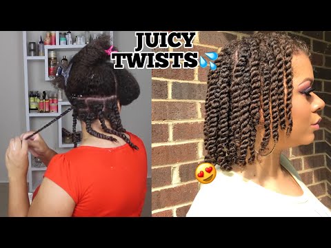 How To Twists Natural Hair Properly As A Protective Style - No Added Hair Needed!