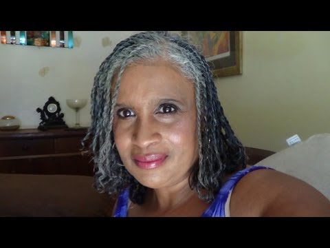 TWO STRAND TWIST.. on NATURAL GRAY/SILVER HAIR