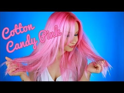 Manic Panic Cotton Candy Pink hair tutorial