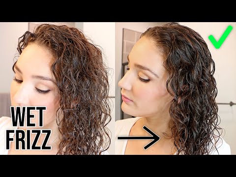 Wet Frizz Curly Routine | How to Get Rid of Wet Frizz PART 2