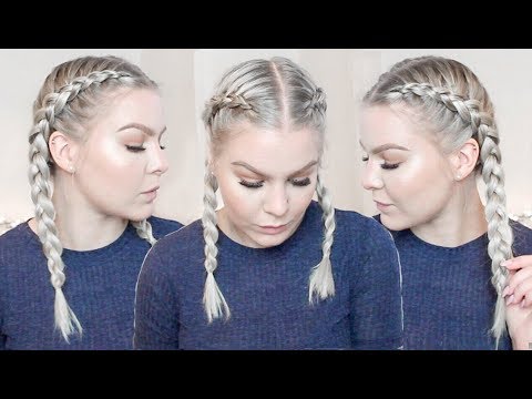 How To Dutch Braid Your Own Hair Step By Step For Complete Beginners - FULL TALK THROUGH