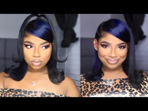FLIPPED ENDS 90’s HAIRSTYLE! HALF UP HALF DOWN! Super Easy!! | CashLiani
