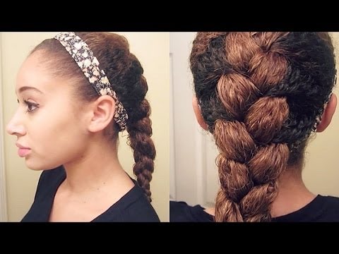How To: French Braid Curly Hair